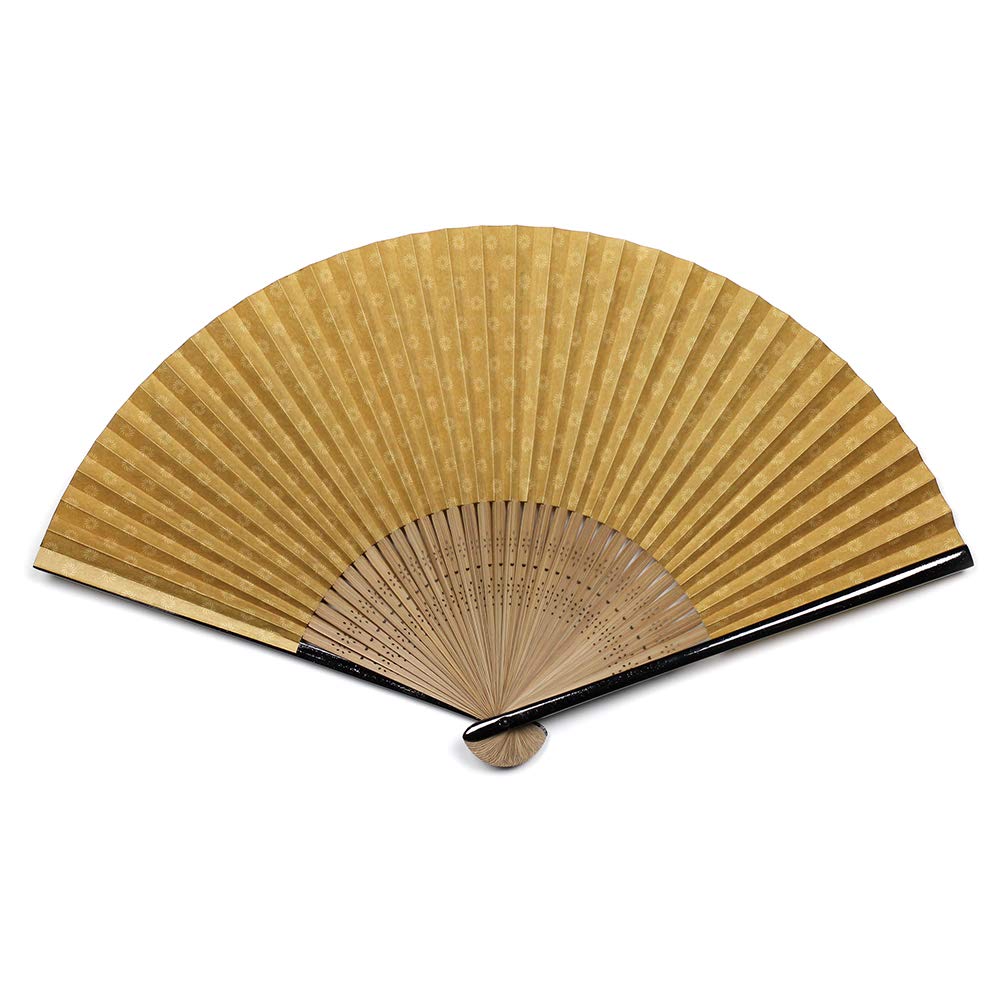 Taniguchi Shoudo Folding Fan Style Folding Wind God and Thunder God Design for A Masterpiece of Edo Painting On a Folding Recommended As a Souvenir or