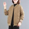 Women's Lightweight Quilted Cotton Jacket - Autumn/Winter 2025 Style, Short Coat for Ladies and Mothers