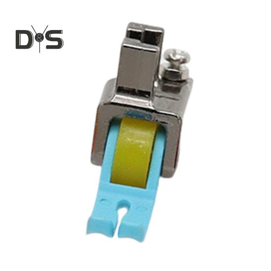 Rollsaum-Nähfuß für Nähmaschinen, unsichtbarer Reißverschluss, Saum-Nähfuß mit Rollsaumfuß für Heim- und Industrienäharbeiten