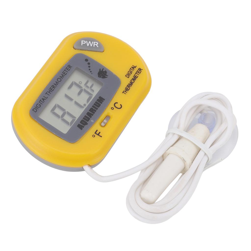 Aquarium Thermometer LCD Digital Fish   Water Terrarium Temperature with Suction Cup