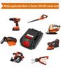 Compatible with Black & Decker 20V/18V High-Capacity Electric Drill Wrench Lithium Battery