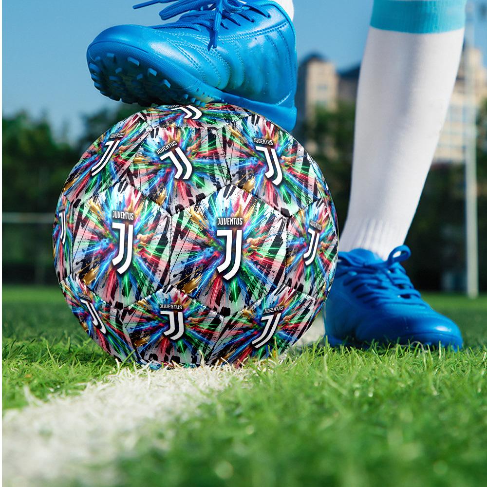 Pallone da calcio a tema Juventus FC Taglia 5 Pallone da calcio Tocco Morbido Pallone da calcio Professionale per Allenamento per Sport all'Aperto