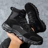 Men's Shoes Autumn and Winter New High Top Outdoor Sports Military Boots Fashionable Casual Shoes Outdoor Hiking Shoes