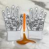 Acupunctures Gloves Reflexology Gloves Socks with Massage Tool Physiotherapys Tools for Household Hand Spa Tired Relieve