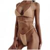 Two-piece Swimsuit for Sunbathing On the Beach, Tied Bikini Suit, Size L Two-piece Swimsuit for Sunbathing On the Beach, Tied Bikini Suit, Size L