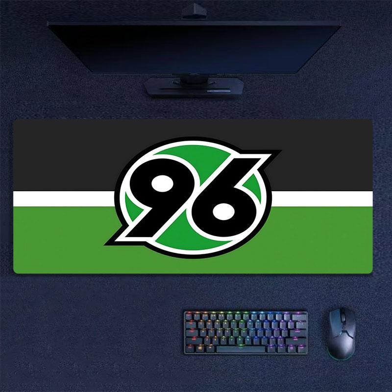 Hannover 96 Mouse Pad, Large Gaming Desk Mat, Non-slip XXL Mousepad for Laptop & Tablet, Mini PC Playmat with Stitched Edges