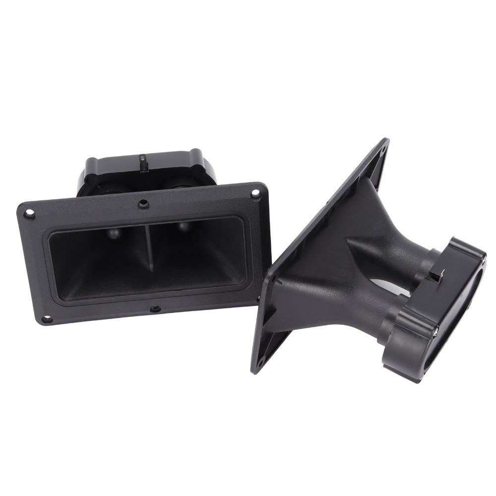2PCS 75-150 Watts Horn Tweeter Dual Drive High Sensitivity Speaker  Audio Accessories