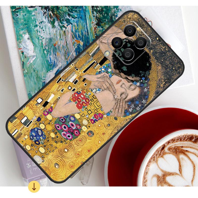 The Kiss Gustav Klimt Painting Case For Samsung Galaxy M15 M21 M31 M55 M56 M36 M16 M06 M13 M33 M53 M12 M32 M52 M14 M34 M54