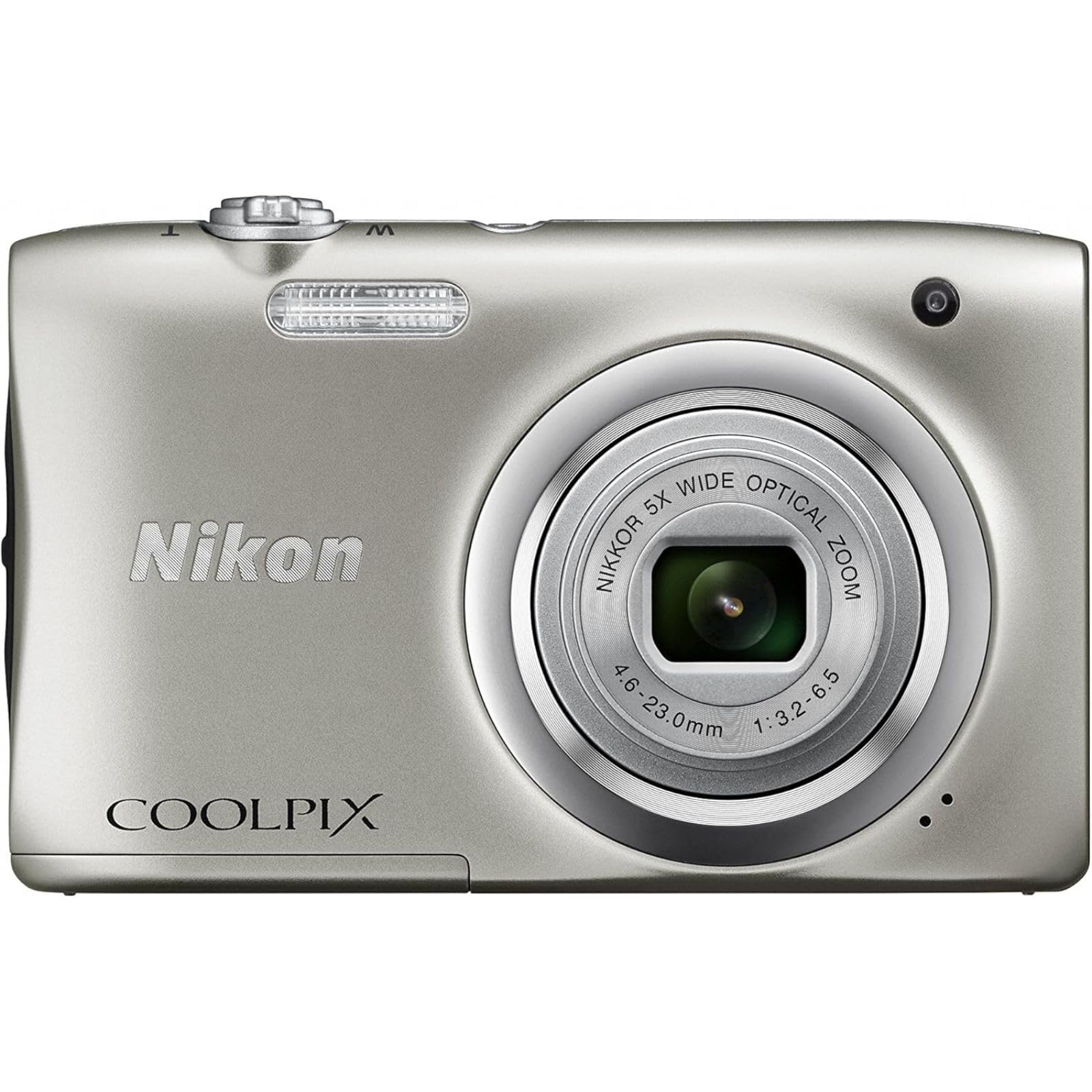 

Цифрова камера Nikon COOLPIX A100, 5-кратний оптичний зум, A100SL [Відновлена], Зум, 20,05 Мегапікселів, Сріблястий,