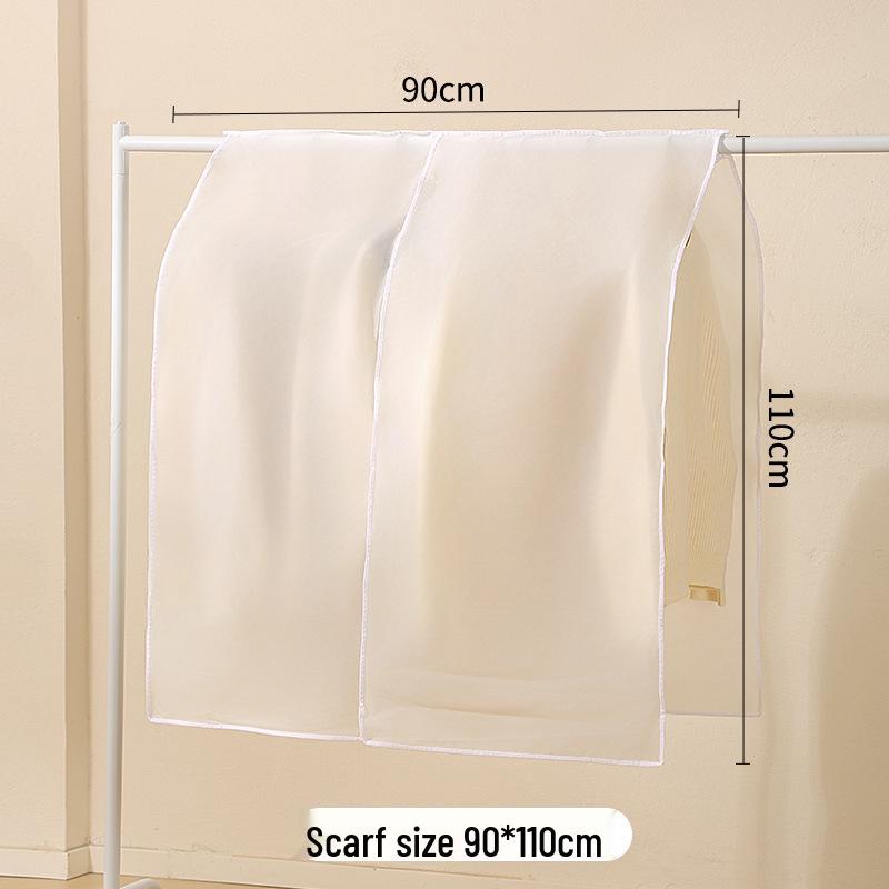 Thick Translucent Dustproof Garment Cover for Wardrobe Storage