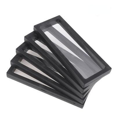 Acrylic 3D Floating Frame Display Holder Stand for Small Collectibles Jewelry Medals Transparent Frame for Shelf Display