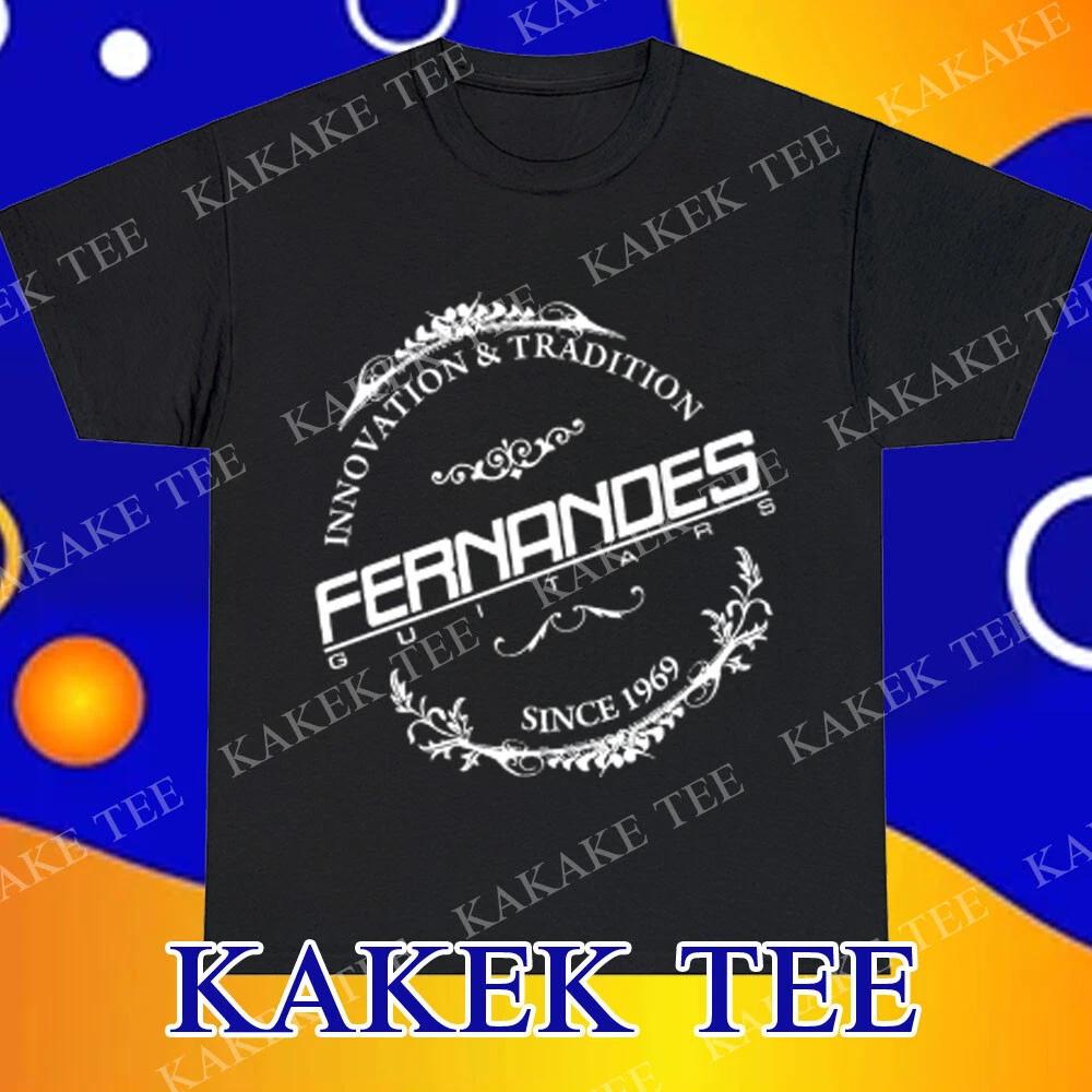 New Fernandes Guitar Since 1969 Logo T-Shirt Funny Size S to 5XL S