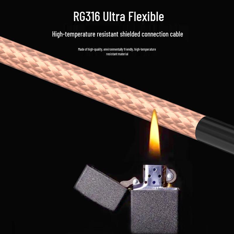 TNC Male to SMA Right-Angle Male RG316 RF Coaxial Cable