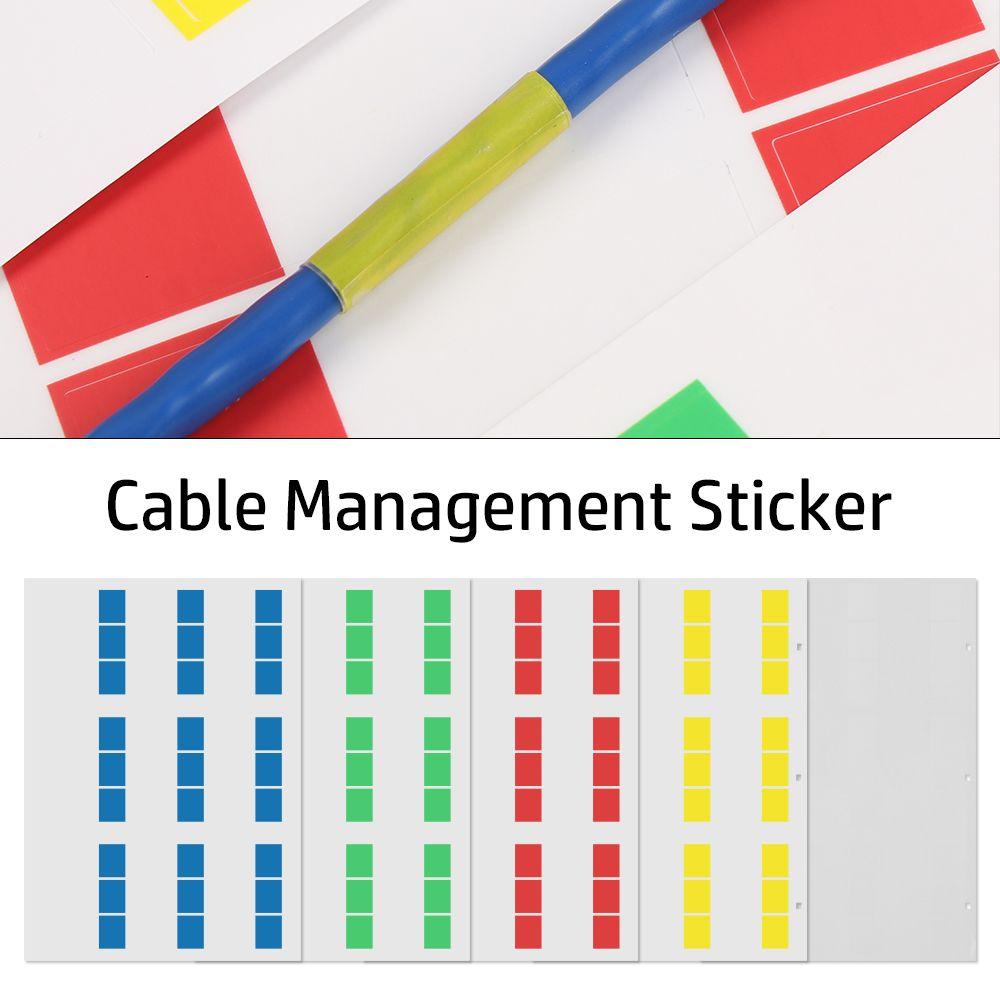 Self-adhesive Wire Marker Tool Network Cable Labels Fiber Organizers Stickers Identification Tags