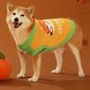 Suéter de Invierno para Perro con Lindo Patrón de Caqui y Cacahuete Abrigo Cálido para Mascotas Para Perros Pequeños y Medianos Temporada Fría Uso Diario Interior Exterior
