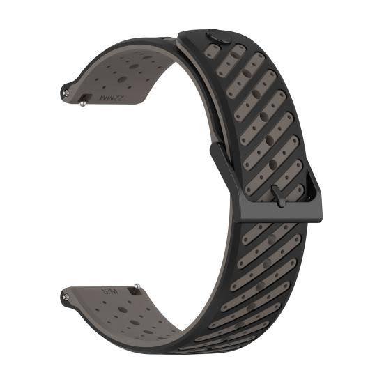 Silikon Klokkereim Erstatning for Suunto Race 2 Justerbar Vanntett Pustende 22MM Dame Herre Smartklokke Sport Armbånd