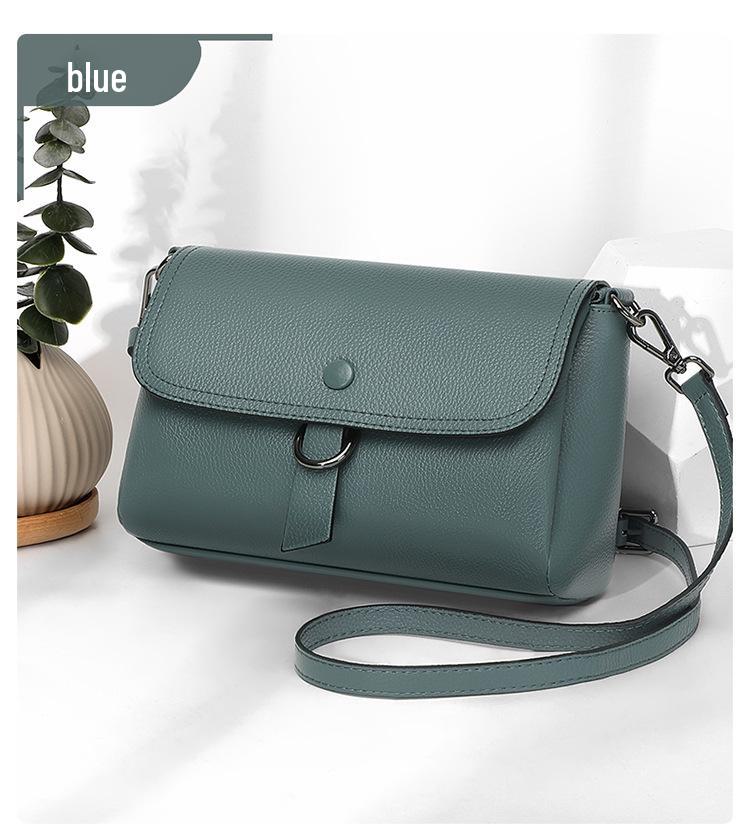 Women's Trendy Genuine Leather Messenger Bag: 2025 Style, Large Capacity, Soft Shoulder Bag, Versatile & Simple Design.