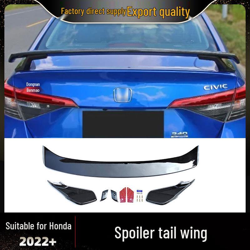 22+ Civic Sedan/Hatchback Mugen-Style Rear Spoiler for Eleventh Generation