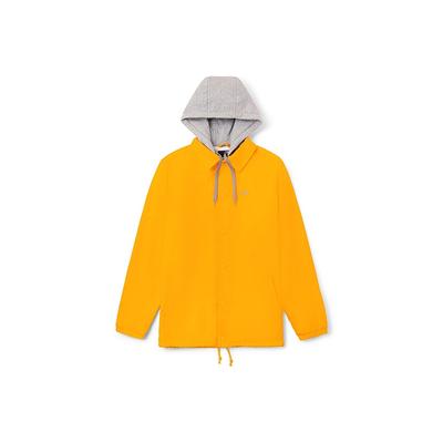 Woven Hoodie Casual Sports Jacket Men Outerwear Yellow VN0A4MQV85W