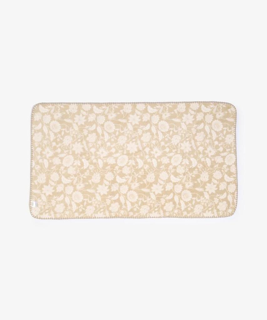 Afternoon Tea Living Reversible Retro Flower Blanket, Yellow