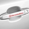 4pcs Car Door Handle Stickers Accessories For Mercedess Benz AMG W202 W203 W204 W205 W210 W211 W212 W213 W177 V177 W176 SL W169 FI1