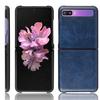 Suitable for Samsung Galaxy Z Flip phone case with lychee leather texture protective cover, Samsung Zflip phone case