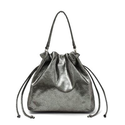 VITAFELICE Damen Metallic 2-Wege Schultertasche inb-10059p (Metallisch)