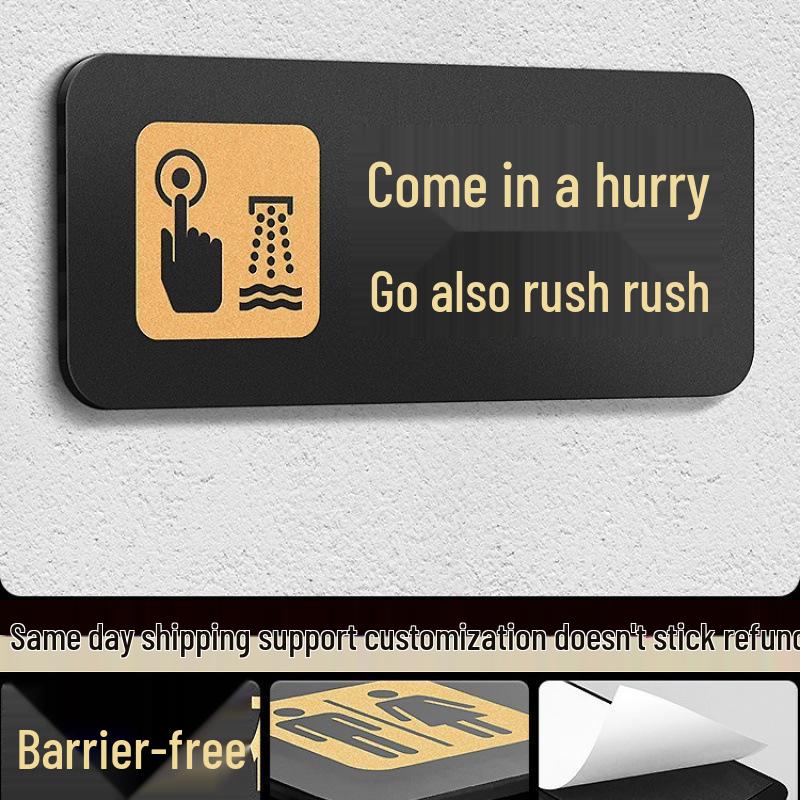 Навигационные знаки для мужских и женских туалетов для общественных туалетов – Стрелки влево и вправо для отелей и офисов 25x10cm