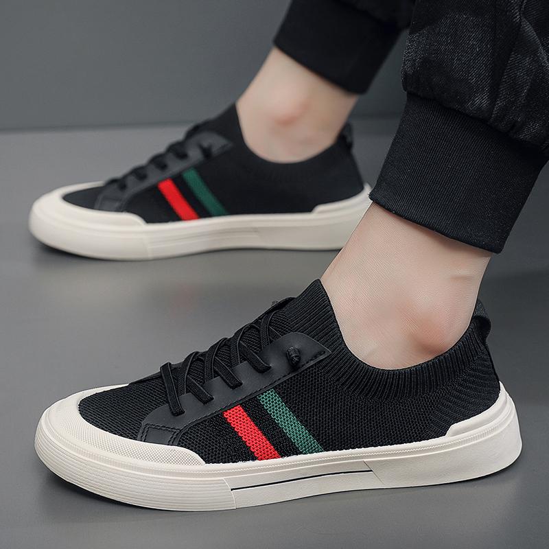 Fashion Men's Board Shoes Summer Breathable Mesh Soft Sole Outdoor Leisure Sneakers Platform Tennis Trendy Sports Walking Shoes 39-44