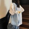 Lazy Wind Woven Bag Women's New Knitted Hollow Shopping Bag Leisure Vacation Beach Bag