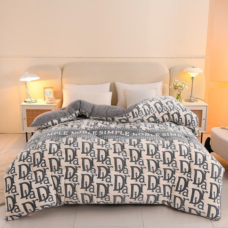 

Newest Quilt Cover Autumn and Winter Flannel Bohemian Quilt Cover/Thick Warm Blanket Quilt Cover Bedding (Pillow Not Included) 100x150cm 1kg