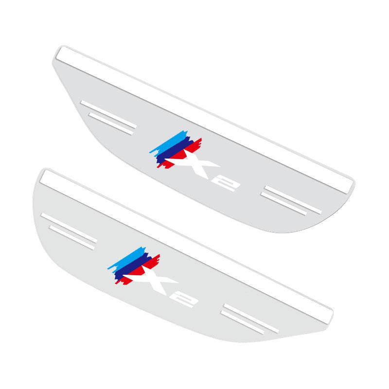 2-teilige Rückspiegel-Regenbraue, Rückspiegel-Seitenregen- und Schneeschild für BMW Performance X1 X2 X3 X4 X5 X6 X7