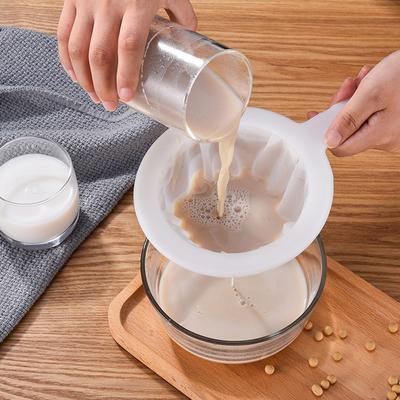 Wiederverwendbarer Nylon Ultrafeiner Filter Mesh Sieblöffel Sieb Sojamilch Saft Kaffee Lebensmittel Filter Küchensieb