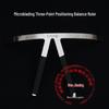 Eyebrow Embroidery Positioning Balance Ruler: Shape and Measure Aid for Perfect Eyebrows