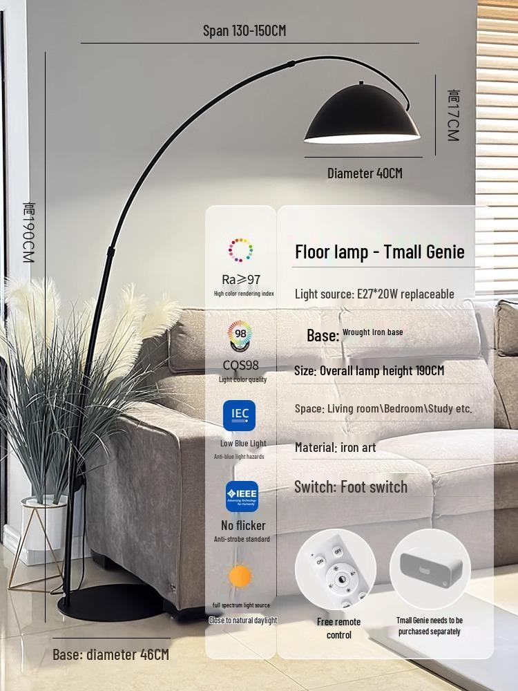 Nordic High-End Art Floor Lamp for Living Room or Bedroom