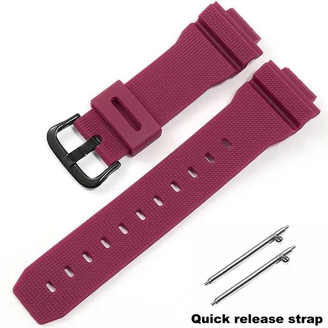 Premium-Grade rubber strap For Casio G-Shock GM2100 GA2100 DW5600GM GA 2100 DW6900 silicone strap accessories 16mm