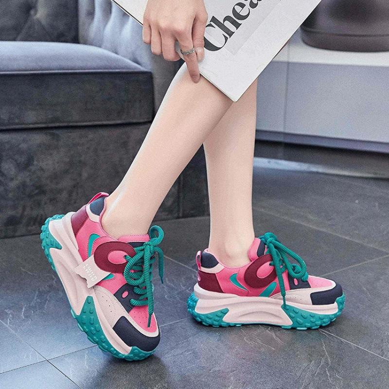 New Thick Sole Sports Shoes Breathable Travel Shoes Women Women Casual Sport Shoes