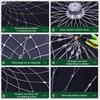 1pc Fishing Net Automatic Open Closing Wire Fish Crab Trap Net Steel Wire for Saltwater Seawater Outdoor Fishing Accessories