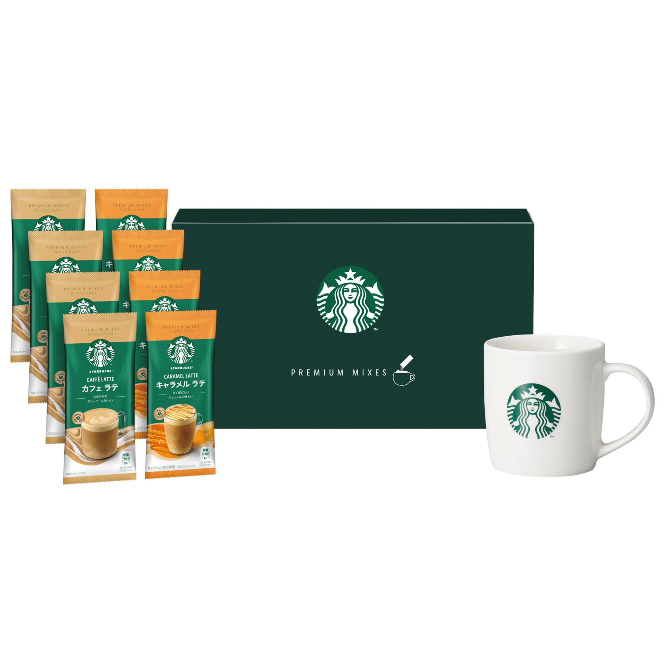 

Подарочный набор Starbucks Premium Mix с кружкой SBG-30B, Растворимый кофе