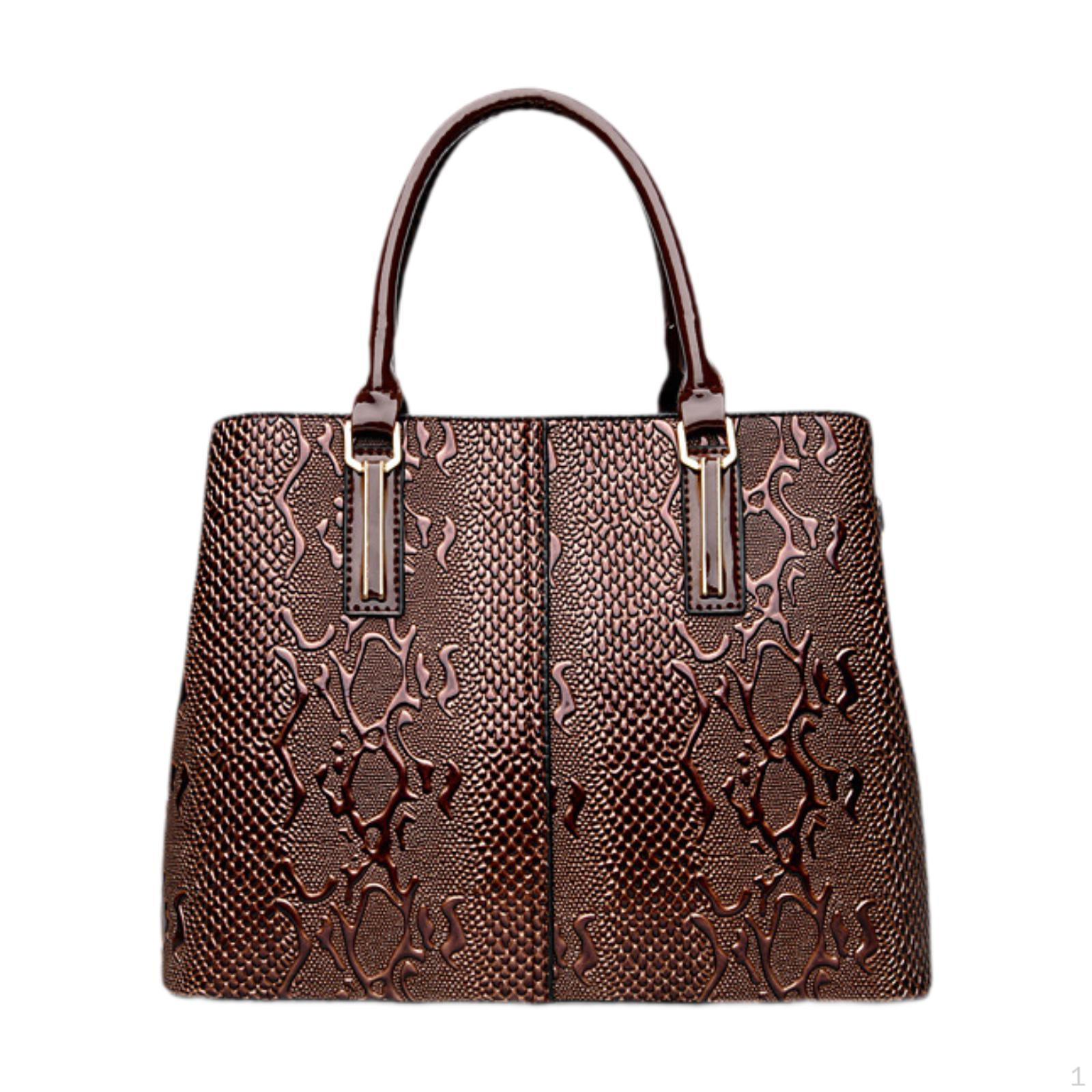 

Сумка-сатчел с верхней ручкой, повседневная сумка-хобо для бизнеса, вечеринки, формальных мероприятий, путешествий коричневый