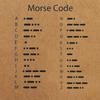 I Love You Morse Code Letter Charm Bead Bracelets Friend Family Never Give Up Keep Going BFF Hope Hand Woven Adjustable Bracelet