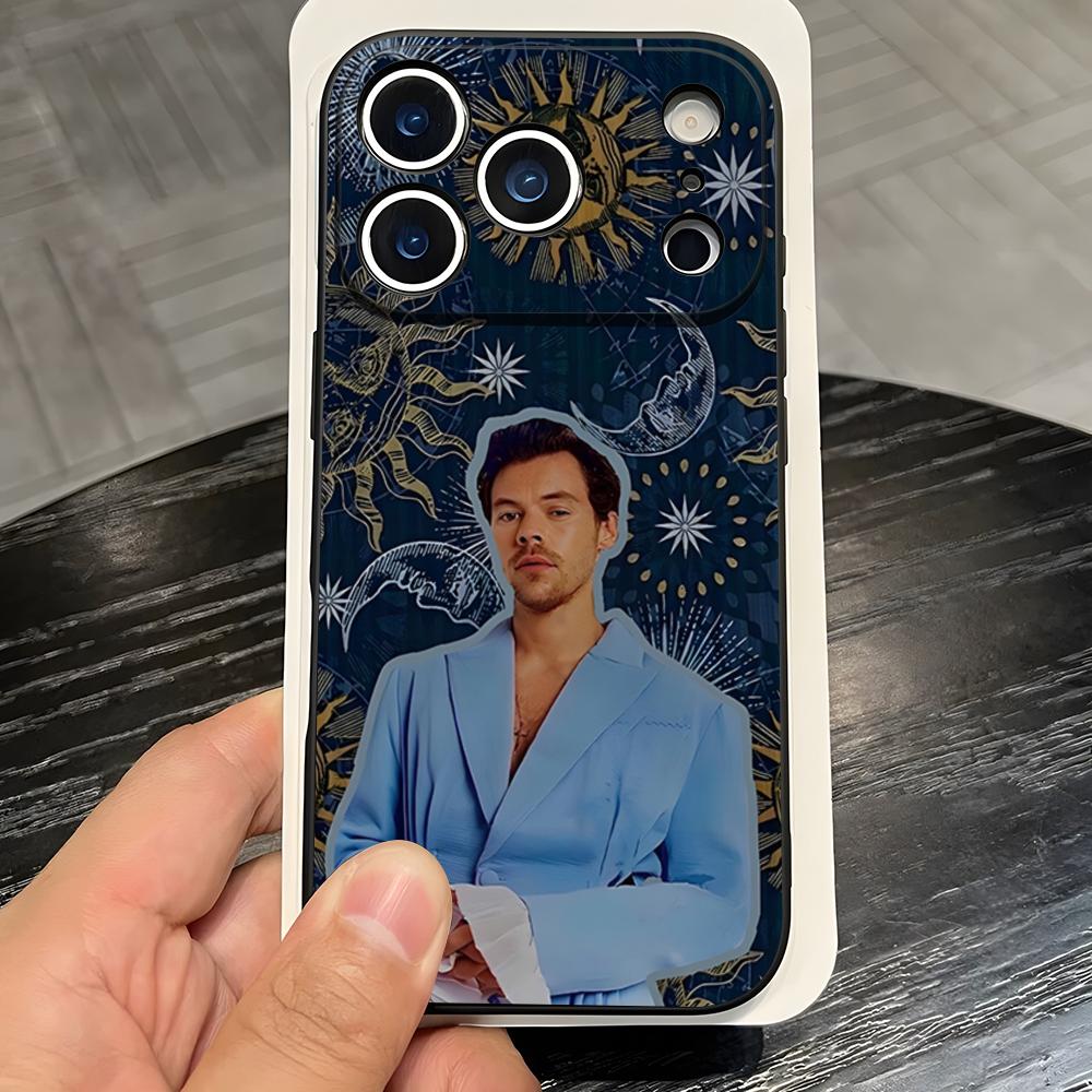 

H-Harry S-Styles Phone Case For IPhone 17 Pro Max 16 15 14 Pro Max 13 11 X Xs Xr 8 7Plus Silicone Cover iPhone 16 Pro