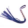 Pink 50cm long tails whips Delicate Leather Paddle spank For Couples Sex Toys Adult Games Spanking slave For Couples