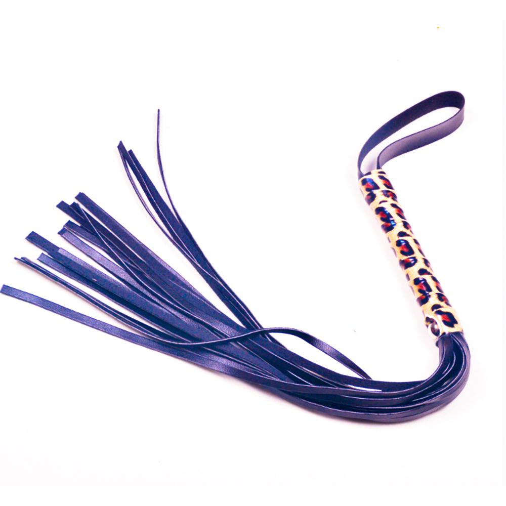 Pink 50cm long tails whips Delicate Leather Paddle spank For Couples Sex Toys Adult Games Spanking slave For Couples