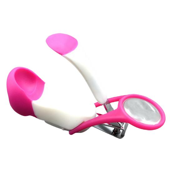 

Функциональный, экономящий труд, с прозрачным увеличительным стеклом, детский щипчик для ногтей, триммер для пальцев ног у новорожденных, детский медицинский инструмент для дома розовый