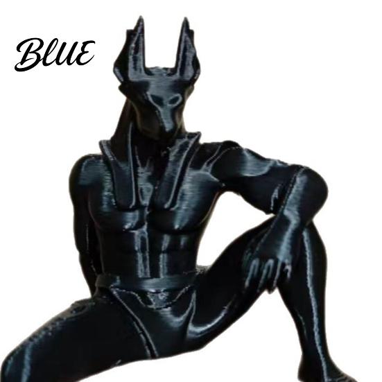 Ancient Egyptian Mythology Decor High Printed Statue Anubis Decor 3D Collectible Home Detail Durable God Statue Jackal Sculpture