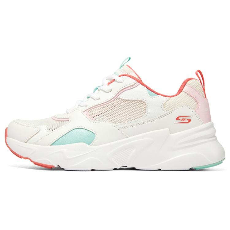(WMNS) Skechers DLites White Pink Women s 117357-WMLT EU 35