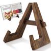 Nuovo Supporto in Legno per Libri di Cucina Regolabile Multifunzionale Porta Ricettario Risparmio di Spazio Supporto per Libri di Cucina per Cucina Domestica