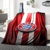 FC Bayern München Wappen Decken Flanell Bedruckt Atmungsaktiv Warm Kuscheldecke für Zuhause Büro Bettbezüge 0708a122