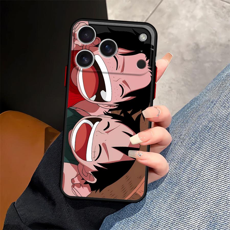 One Piece Anime Luffy Case for iPhone 17 Pro Max 11 XS XR 13 Mini 14 Air 7 8 SE 15 16 Plus 12 Funda Back Phone Cover